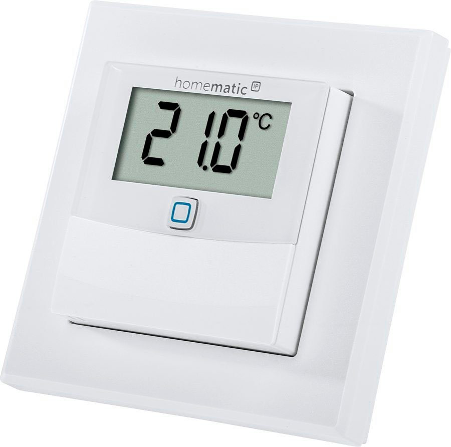 Homematic IP Temp.- und Luftfeuchtigkeitssensor Display –innen (150180A0) Smart-Home-Zubehör