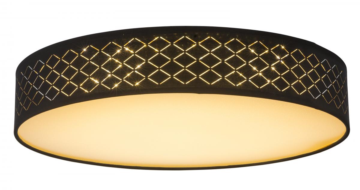 Globo Lighting - CLARKE - Deckenleuchte Metall Nickel matt, LED