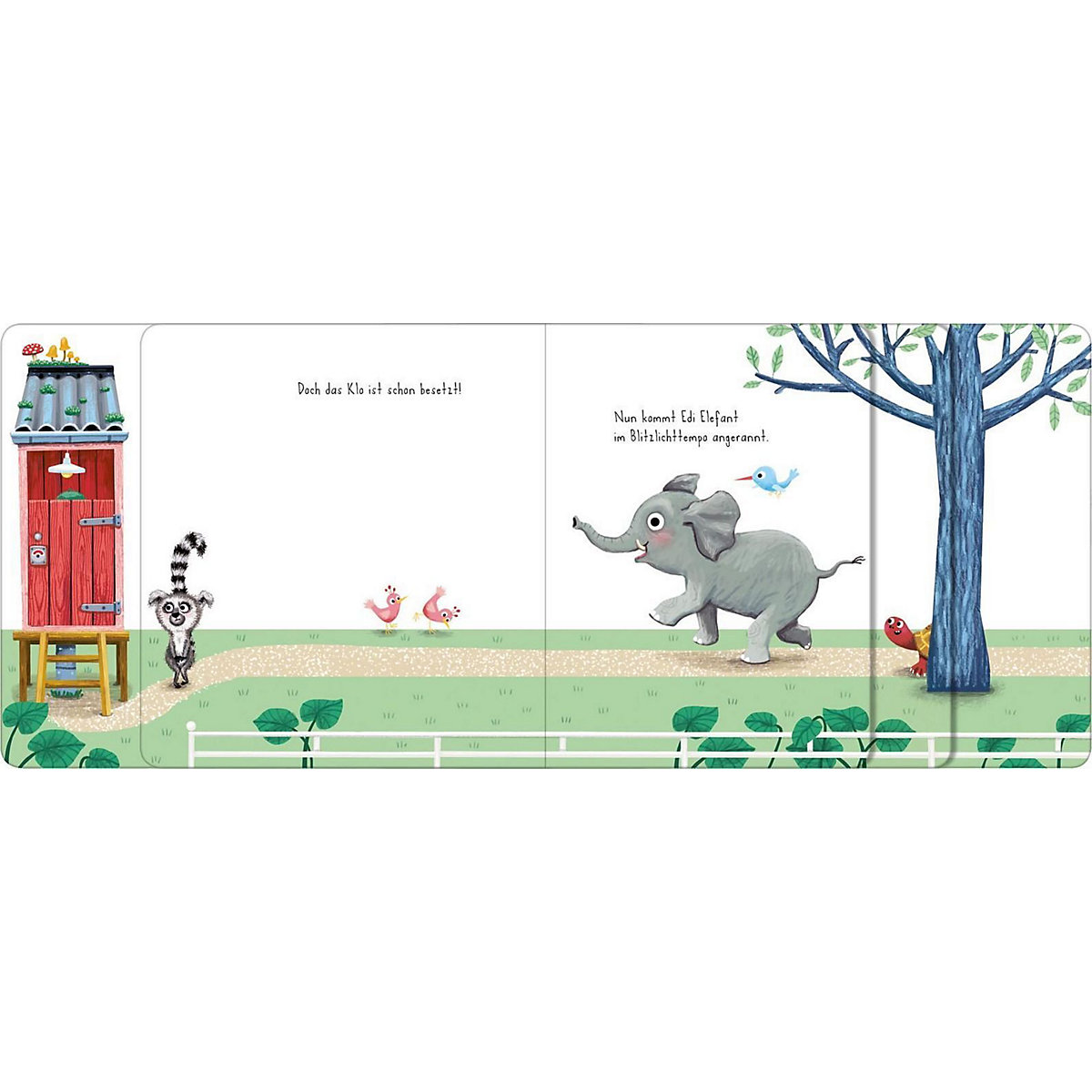 Der ganze Zoo geht aufs Klo