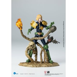 2000 AD Exquisite Mini Actionfigur 1/18 Judge Dredd Judge Anderson VS The Dark Judges 10 cm