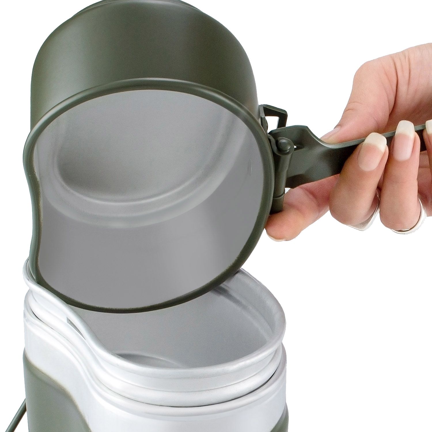 Black Snake Kochgeschirr mit BW Besteck und Tasse