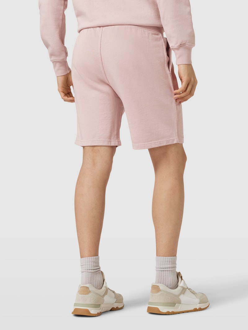 Herren Sweatshorts mit elastischem Bund in hellrosa