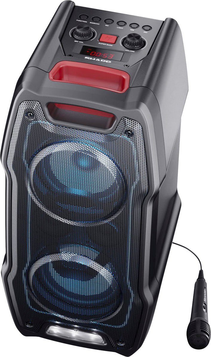 Sharp PS-929 2.0 Party-Lautsprecher (Bluetooth, 180 W)