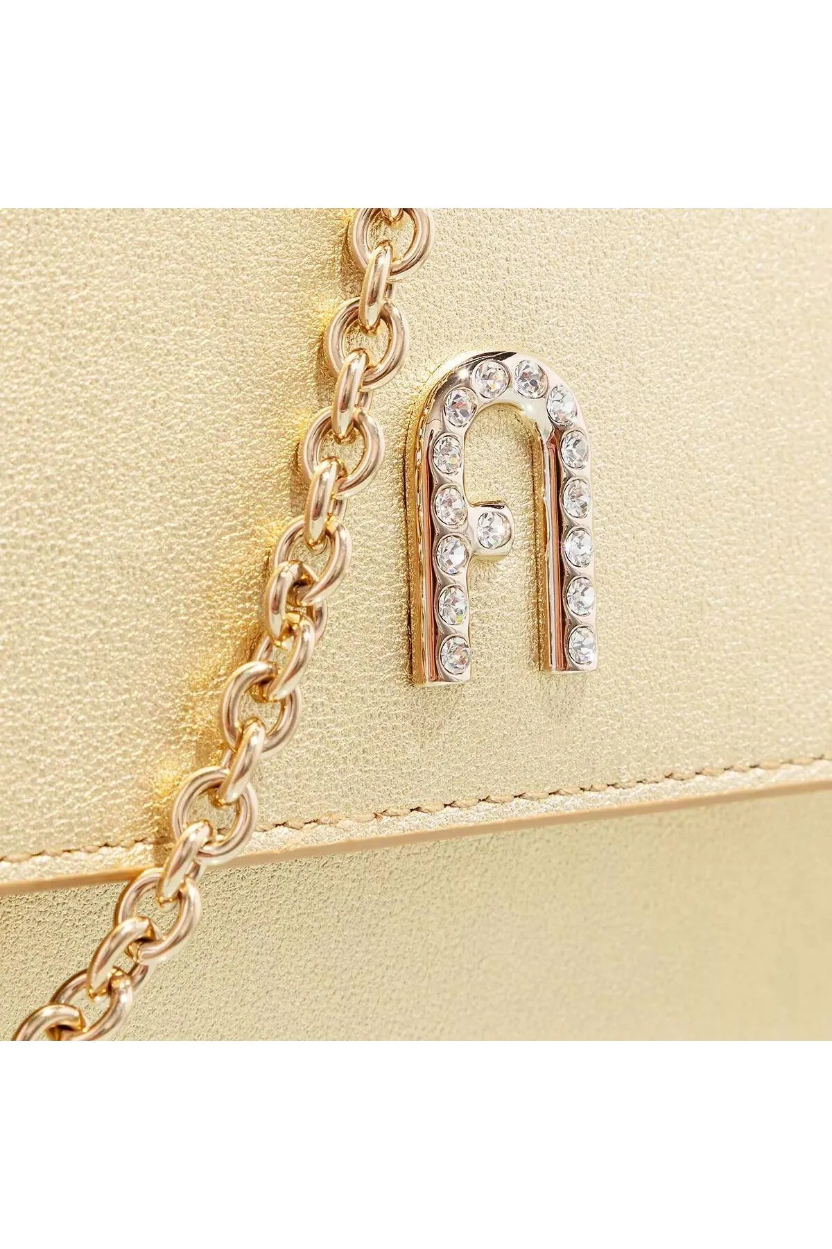 FURLA  Diamante Mini-Umhängetasche Farbe Gold