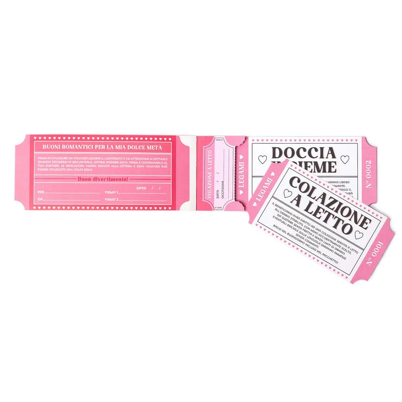 Bloc de 24 cupones - Italiano