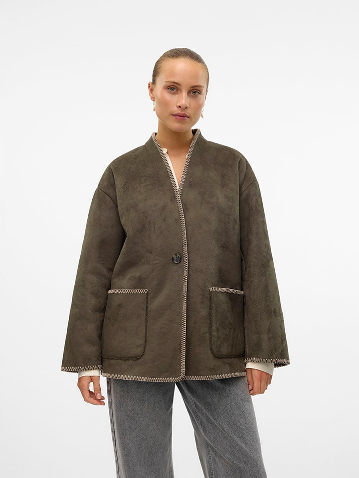 Vero Moda Übergangsjacke in Braun günstig kaufen