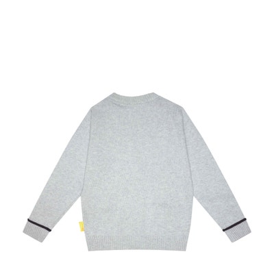 Strickjacke, hellgrau für Jungs