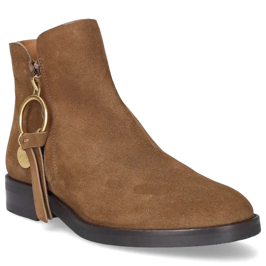 SEE BY CHLOÉ - Stiefeletten SB331 Veloursleder - braun