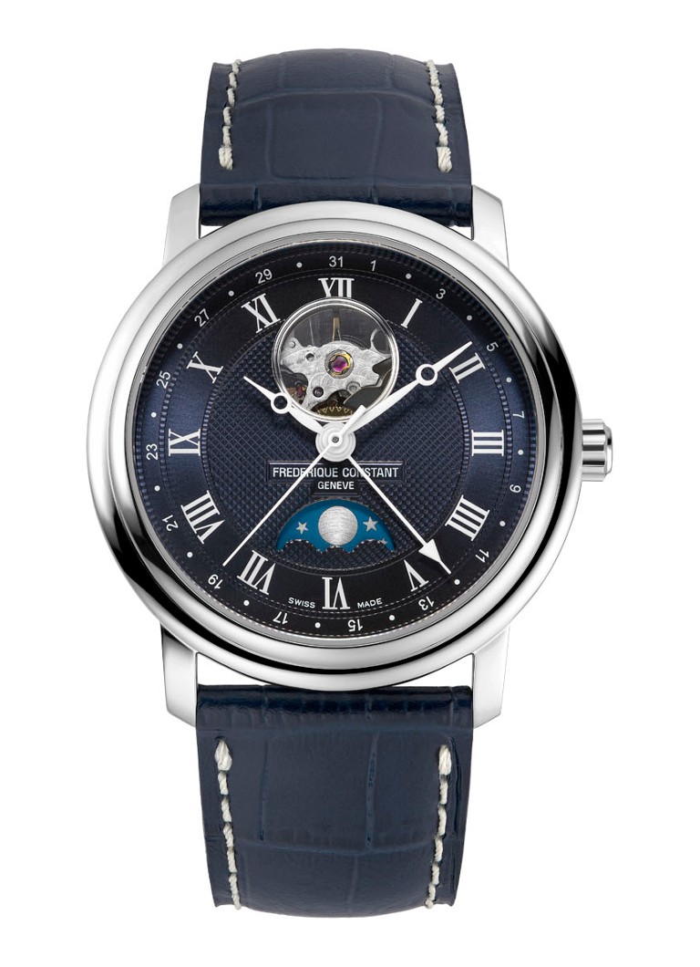Frederique Constant  Classic Heartbeat Moonphase horloge FC-335MCNW4P26