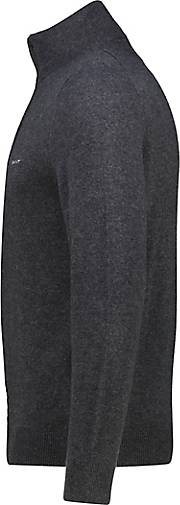 GANT Herren Strickjacke mit Lammwolle EXTRAFINE LAMBSWOOL ZIP CARDIGAN