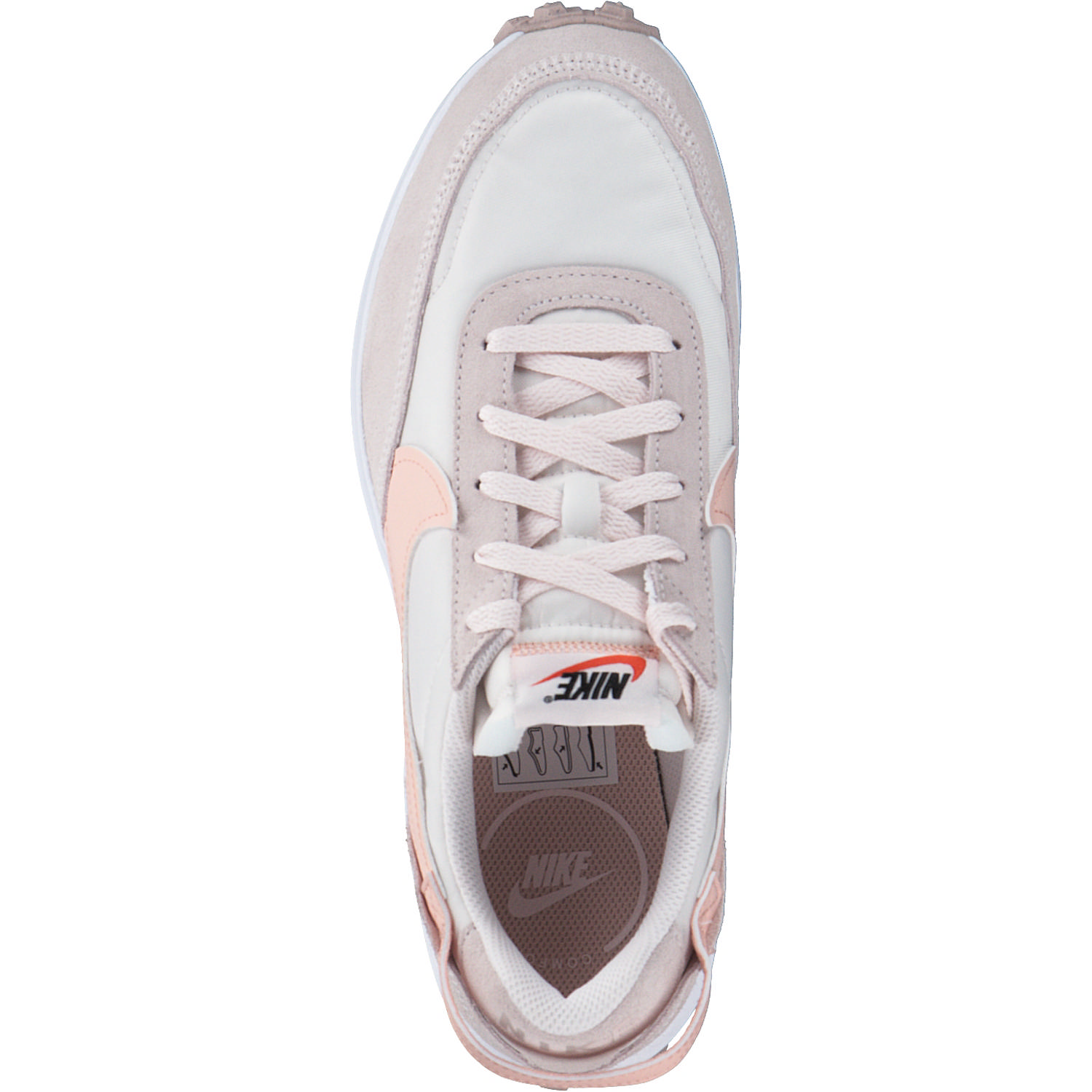 Nike Waffle Debut DH9523, Sneakers Low, Damen, lt soft pink/arctic orange