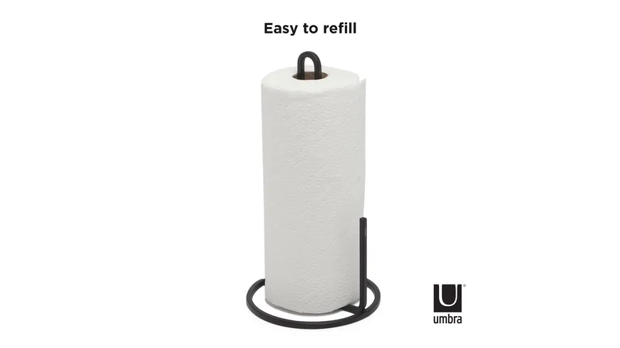 umbra Squire Küchenrollenhalter schwarz