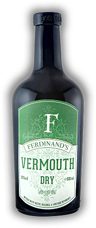 Ferdinand‘s Dry Vermouth Ferdinand‘s Dry Vermouth Der erste trockene Riesling Wermut aus der Saar-Region. 0,5	 Liter - Vol 18%