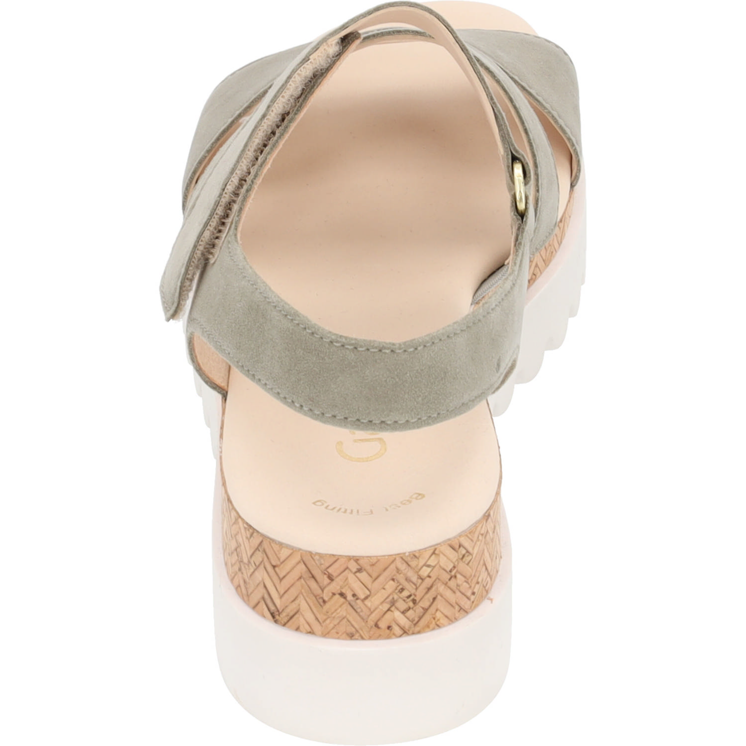 Gabor 84.660, Sandalen, Damen, Grün (Schlif)