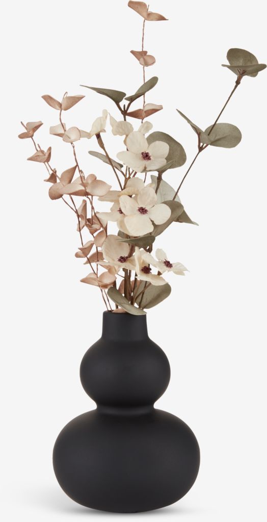 LAUST Sztuczny kwiat LAUST wys. 38 cm szary