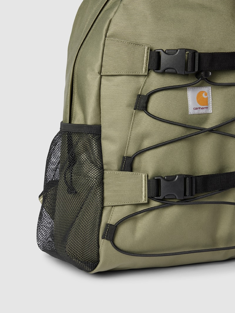 Rucksack mit Label-Detail Modell 'KICKFLIP' in grün