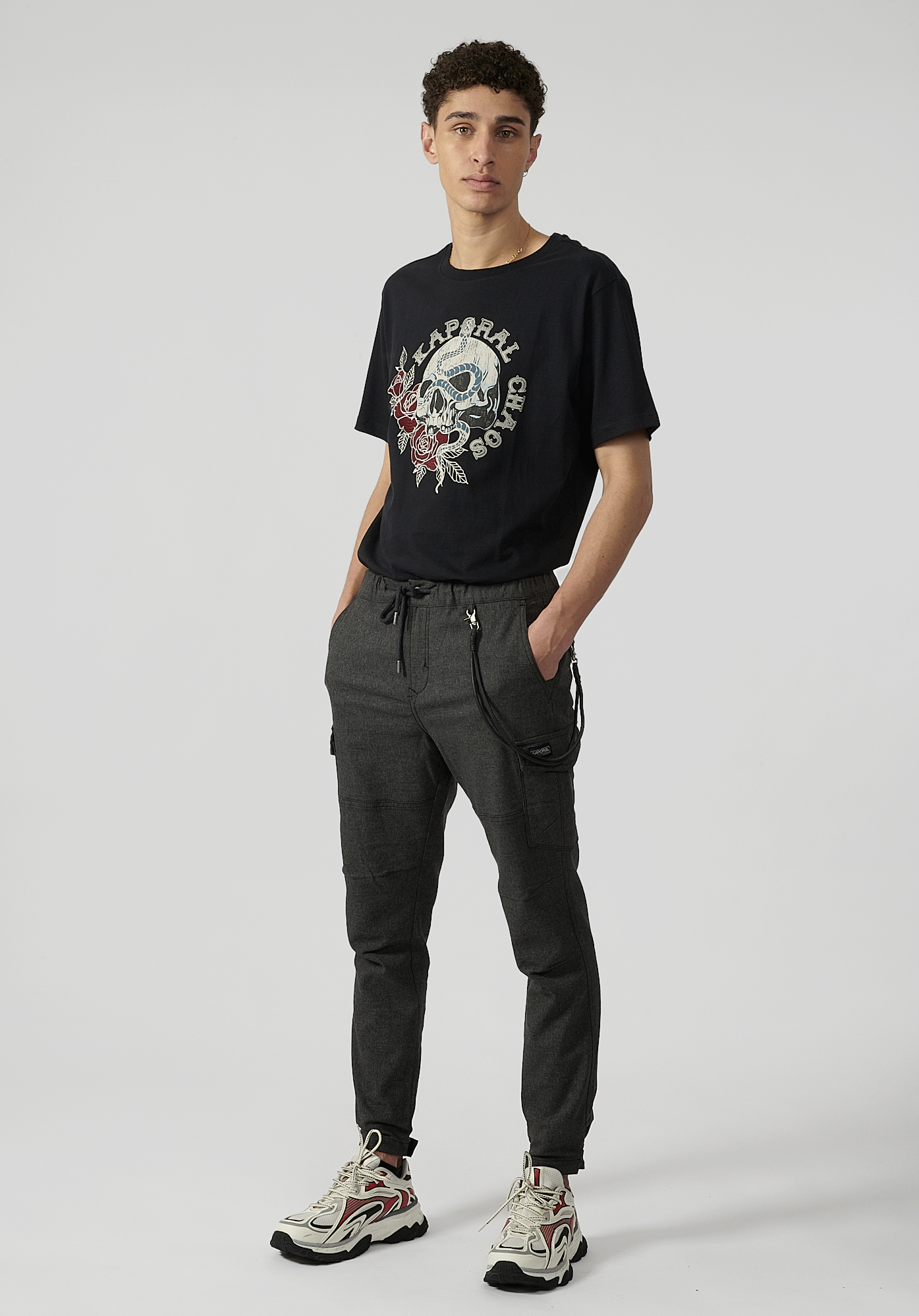 TIAGO  Jogger gris homme