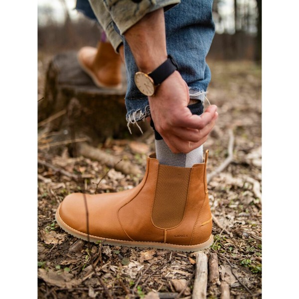 LANG.S ~ Luna Chelsea Boot Leder ~ Brown
