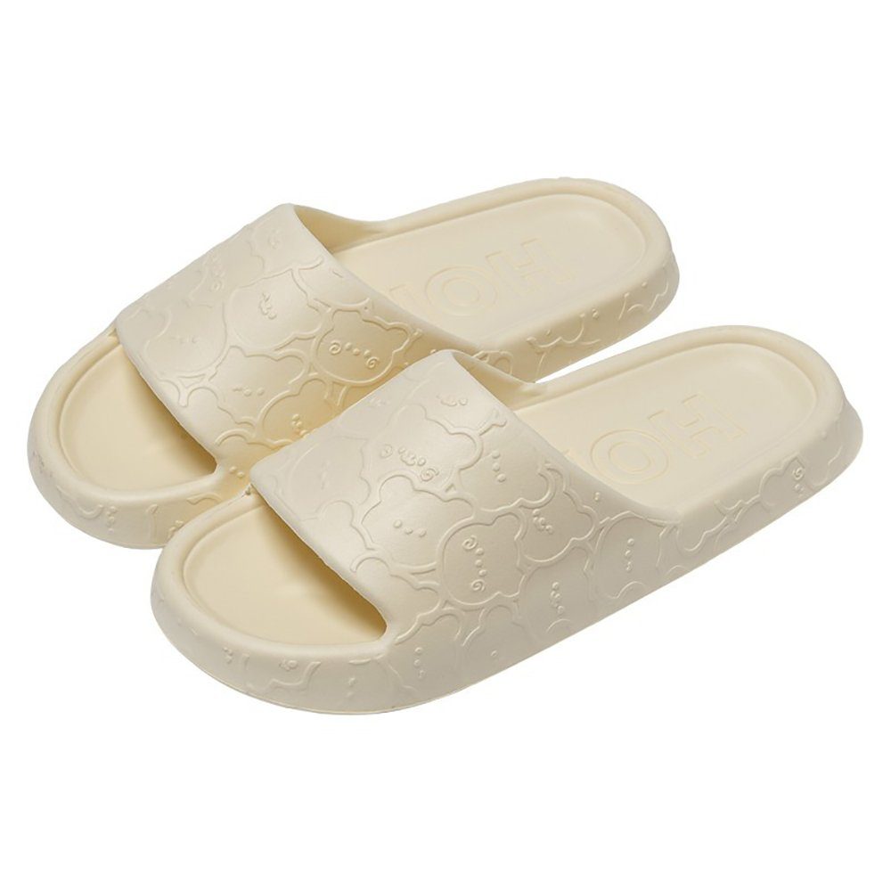 Geistesblitz Badeschuhe Damen Badesandale (Badeschlappen Niedliche Badeschuhe, 1-tlg., Schnell Trocknende Duschhausschuhe) rutschfeste Badelatschen
