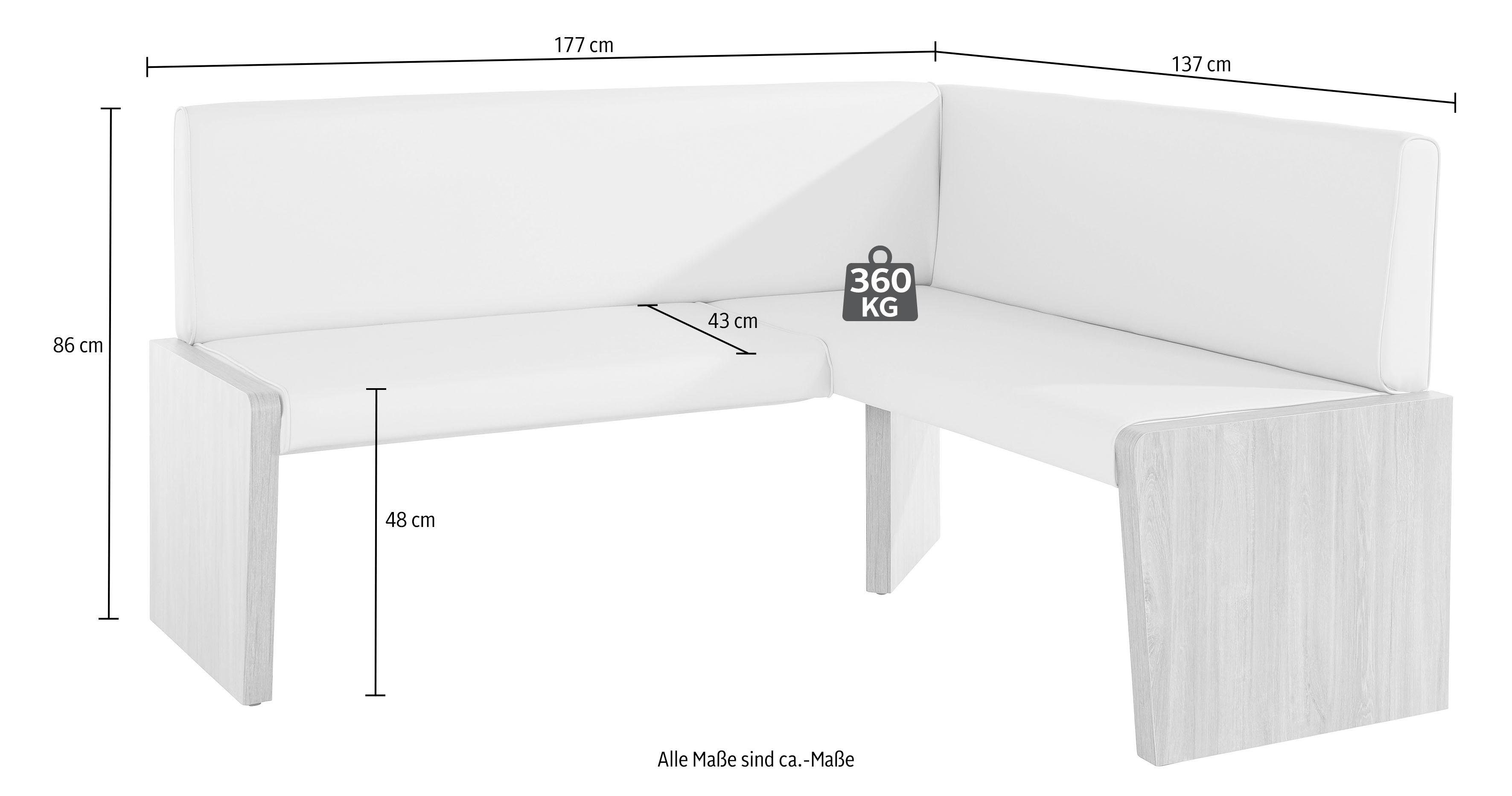 INOSIGN Eckbankgruppe Marion, (Set, 4-tlg)