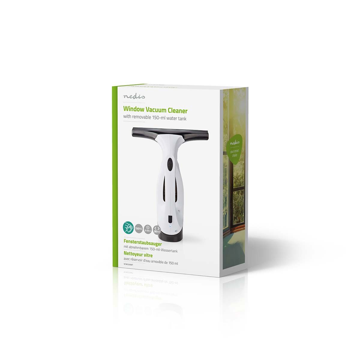 Nedis VCWI220WT Fenster Staubsauger