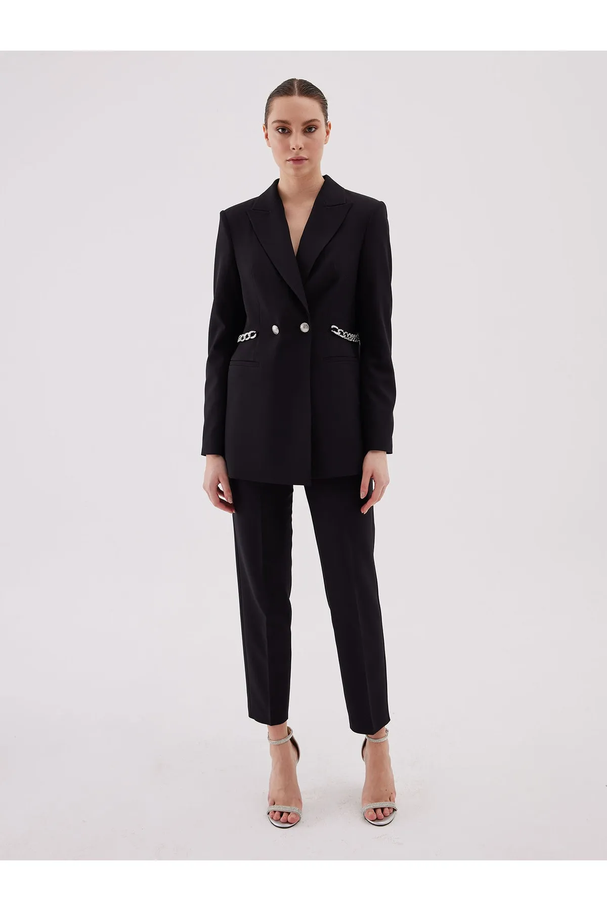 Juste Studio  Zweiteiler - Schwarz - Regular Fit