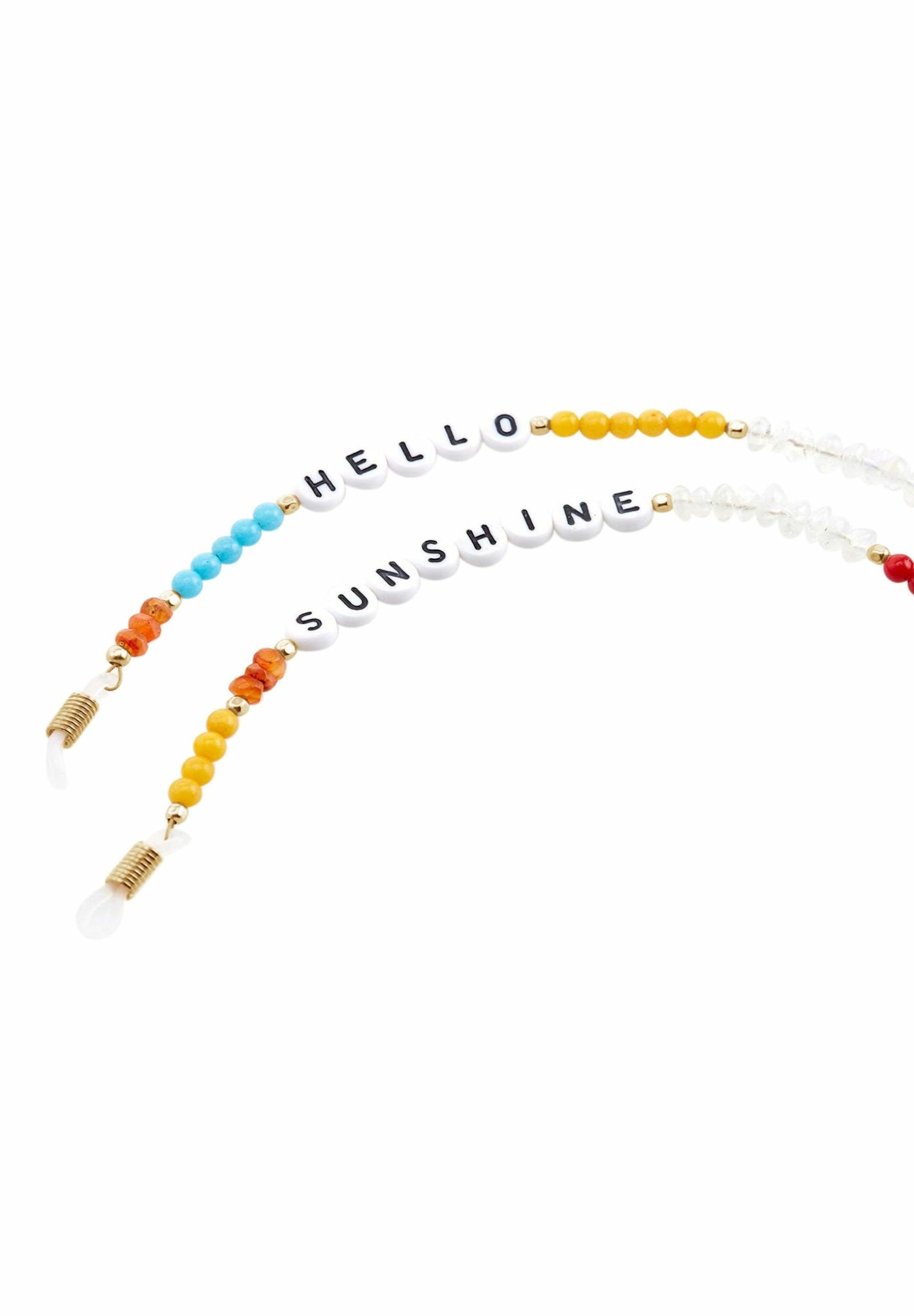 Gemshine Brillenkette Brillenkette: Sonnenbrille, Lesebrille buntee O SUNSHINE