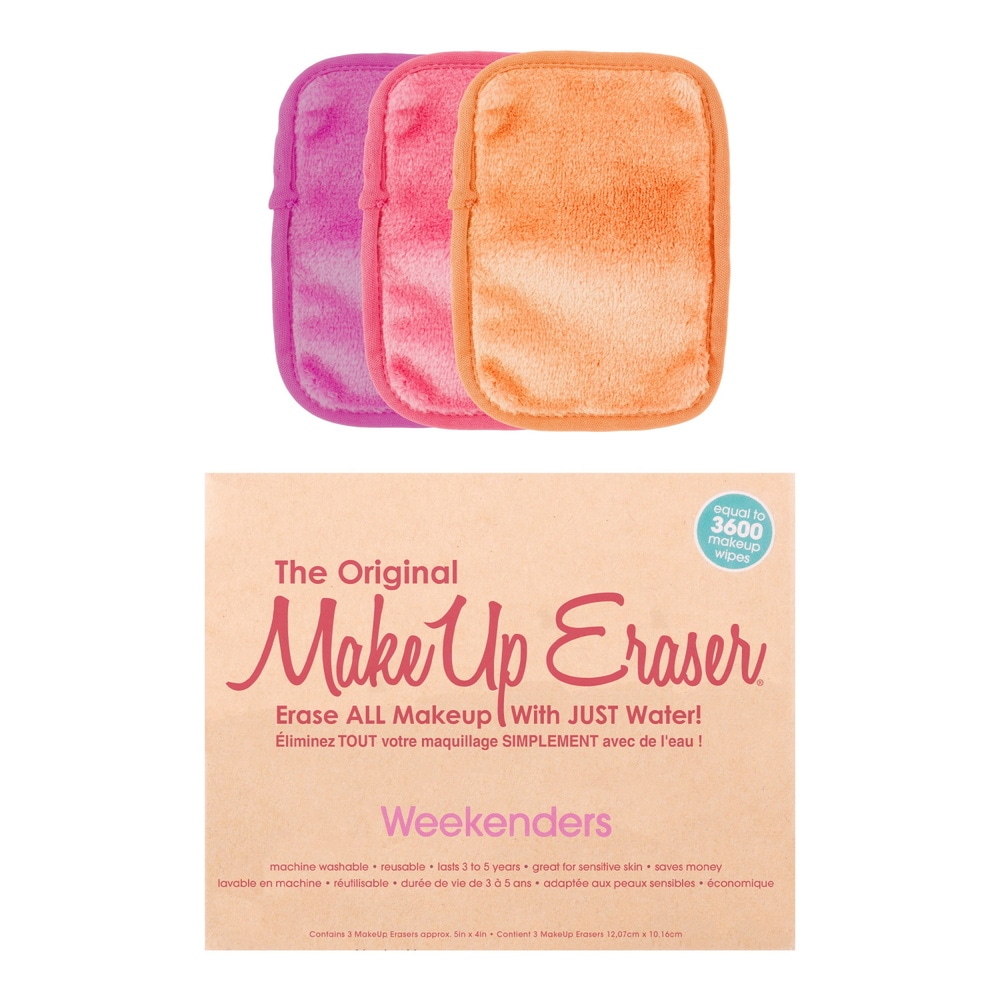MakeUp Eraser Weekenders 3 pcs set Serviette démaquillante réutilisable