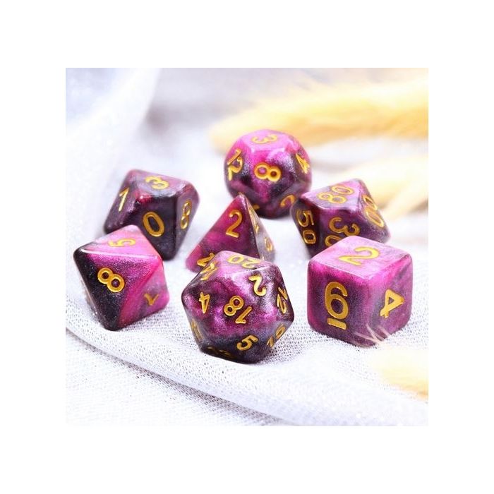 Scorpio Galaxy dice set