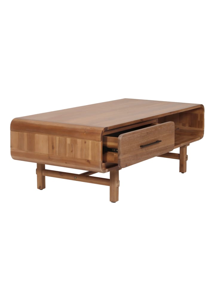 MCW Couchtisch M47 Schublade, Akazie Massiv-Holz gebeizt günstig kaufen onesize