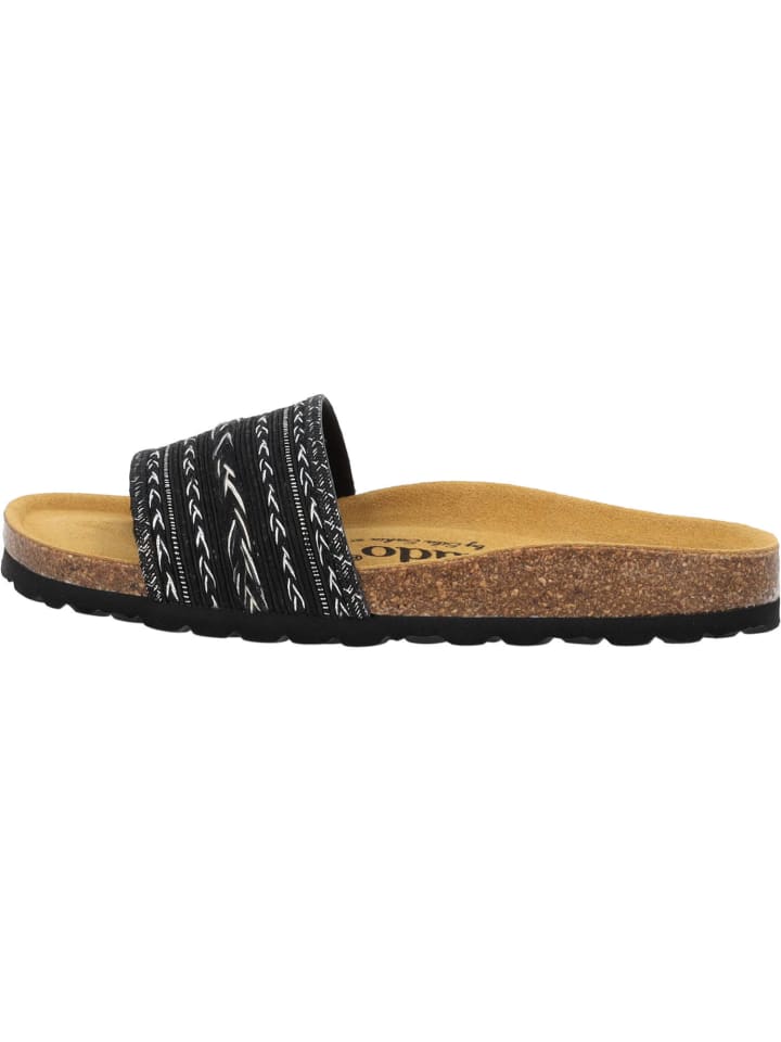 palado Pantoletten in negro/plata (7cm) günstig kaufen
