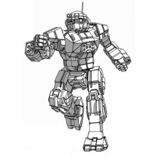 Commando COM-2D Mech - 25 Tons – TRO Succession Wars