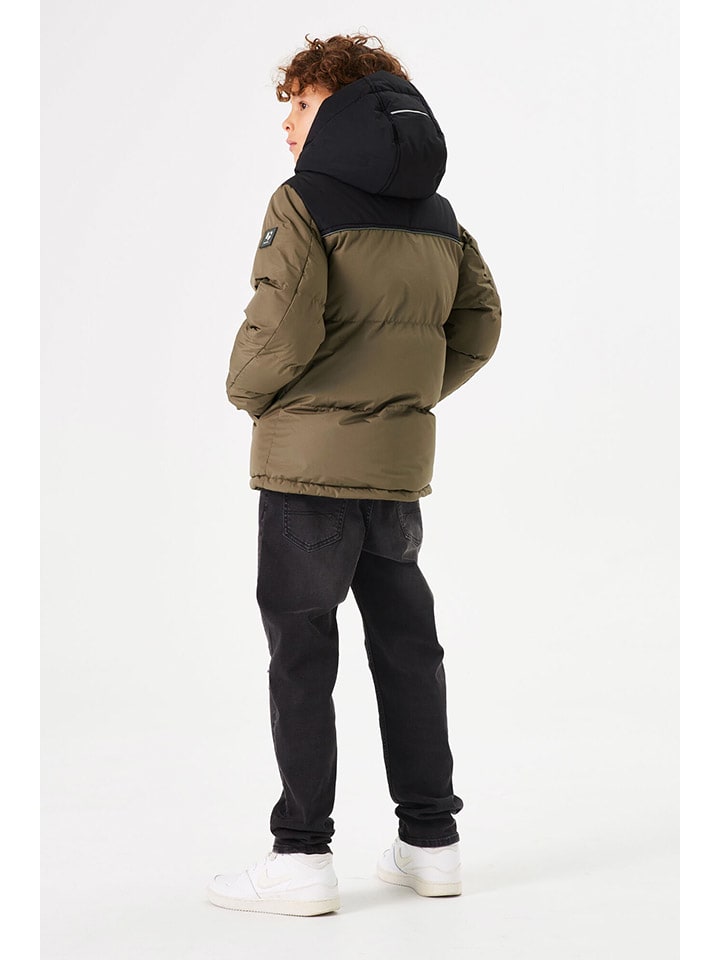 Garcia Steppjacke in Khaki/ Schwarz günstig kaufen