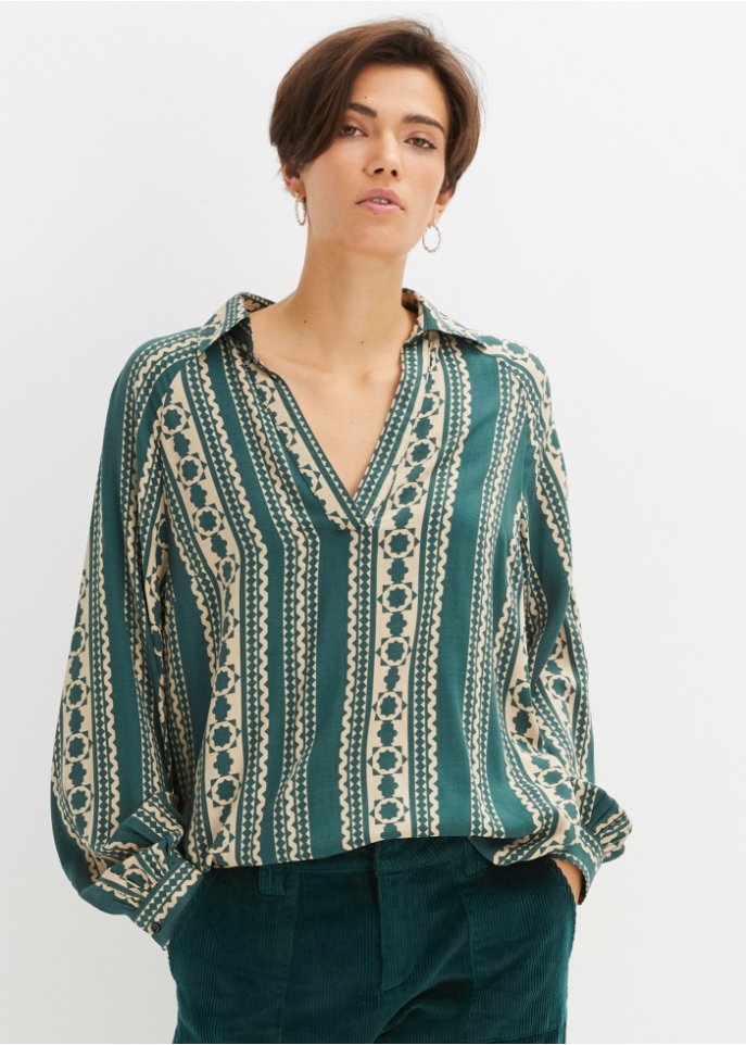 Bluse mit Kragen