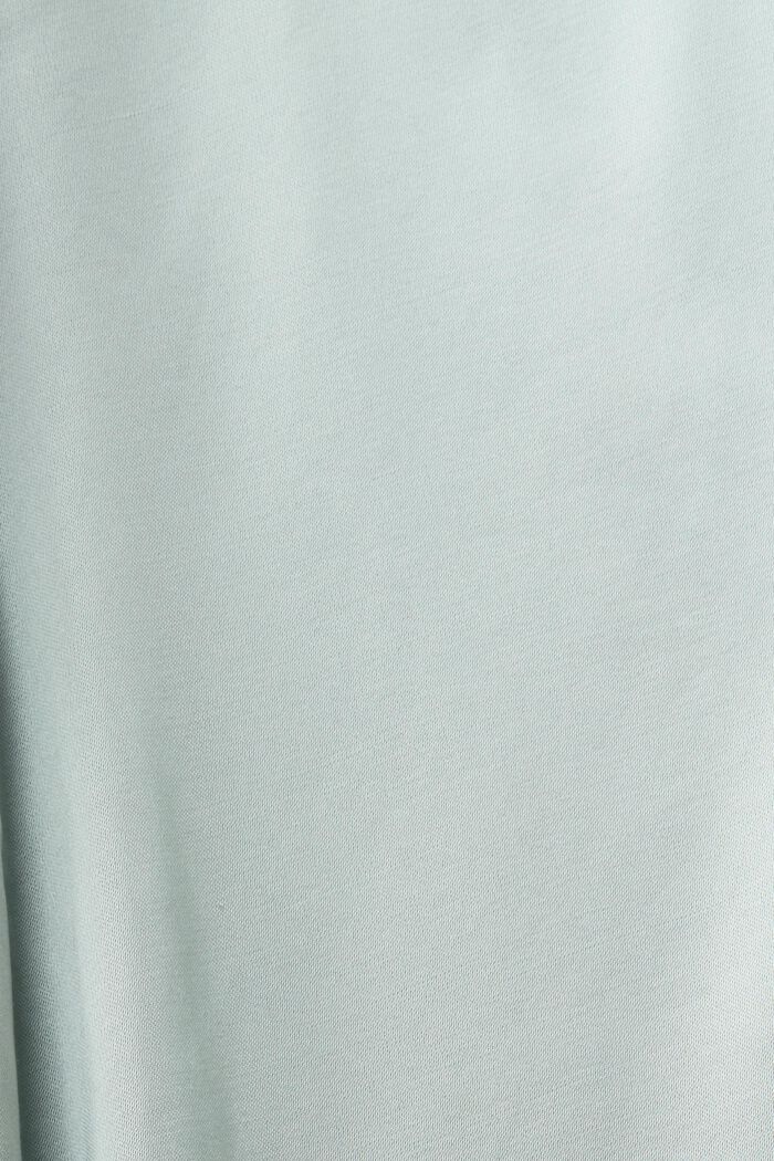 Kurzärmlige Satinbluse