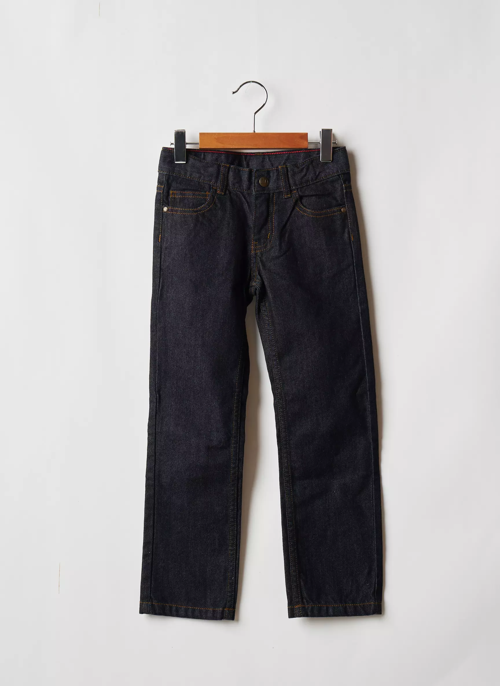 Petit Bateau Jeans Coupe Droite Enfant couleur bleu