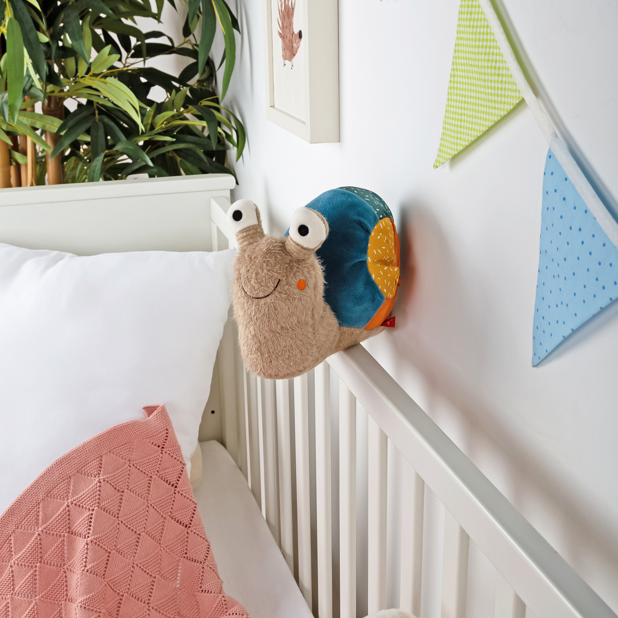 Kuscheltier Schnecke, Patchwork Sweety