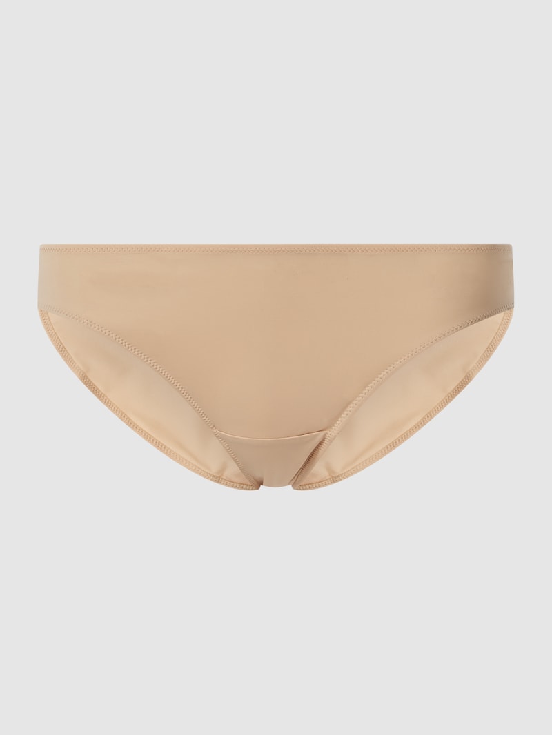 Slip aus Mikrofaser in beige