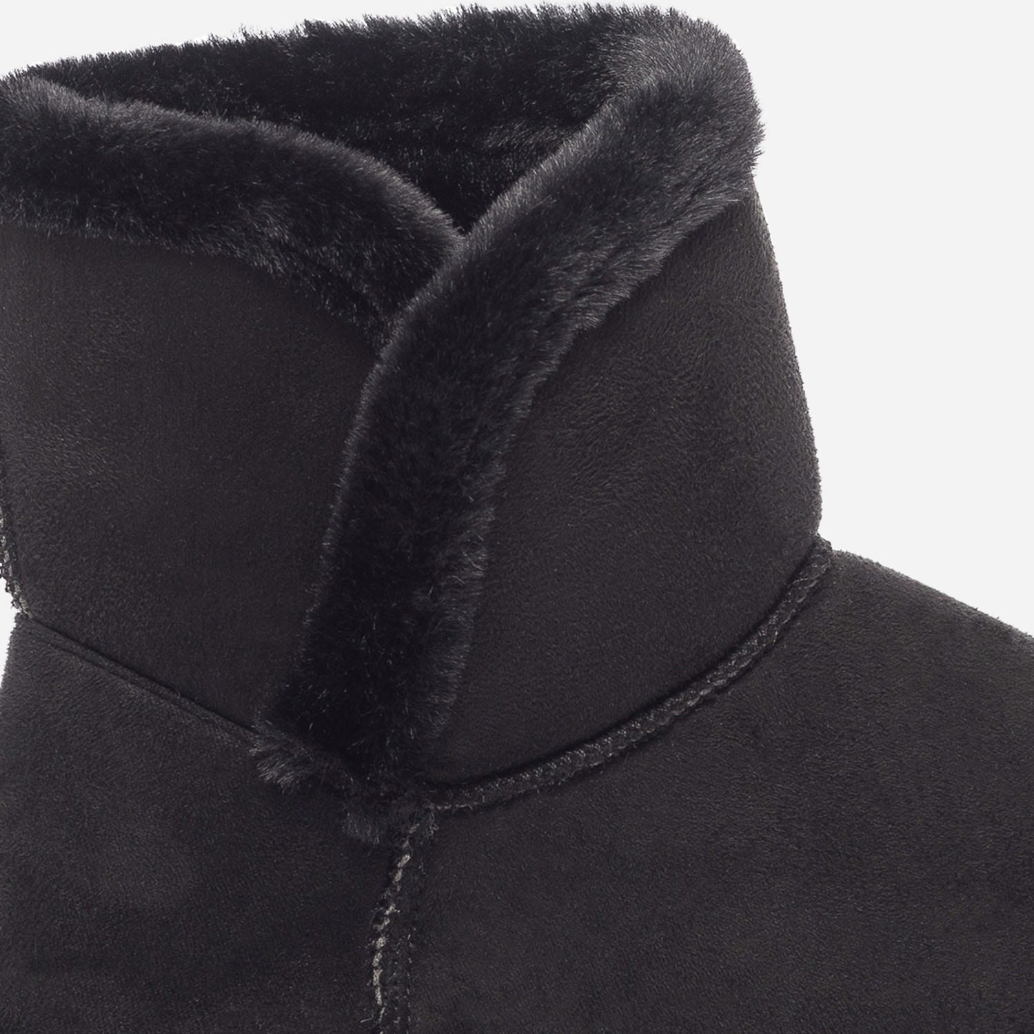 Boots noir fourré