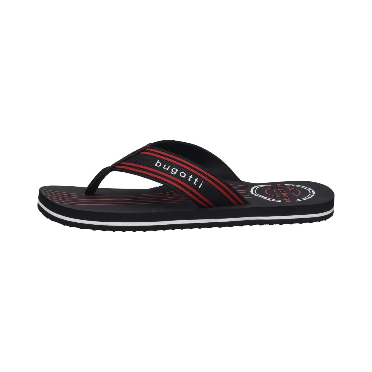 BUGATTI Sportliche Sandalen schwarz