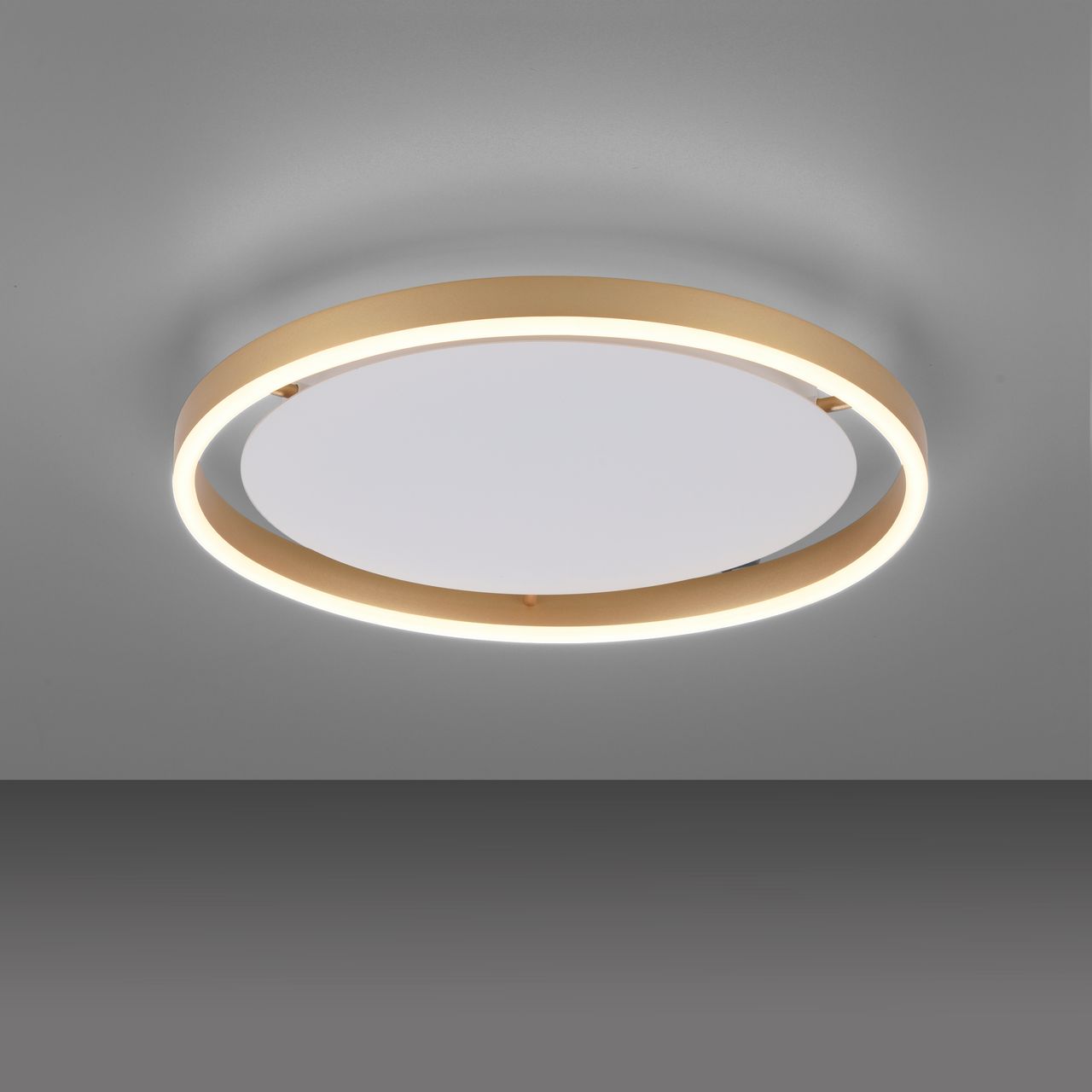 JUST LIGHT LeuchtenDirekt LED Deckenleuchte RITUS, rund, 3-Stufen Dimmer, 3000Kelvin,  Innenleuchte, IP20