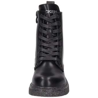 Dockers Schnür Boots in schwarz