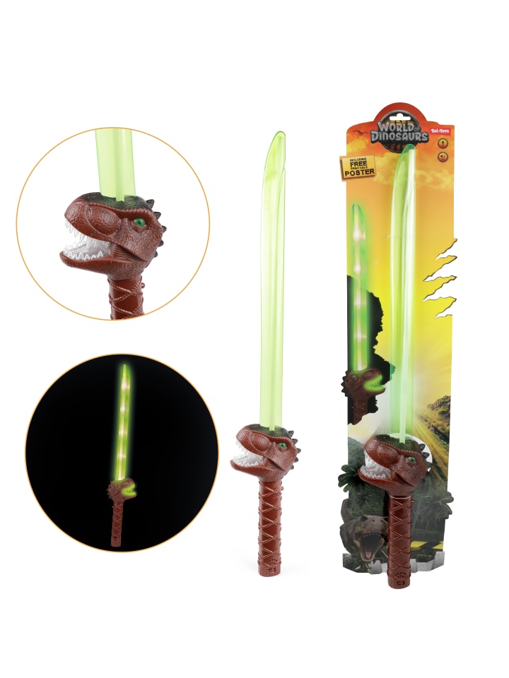 Toi-Toys World of Dinosaurs Lichtschwert - T-REX in mehrfarbig günstig kaufen onesize