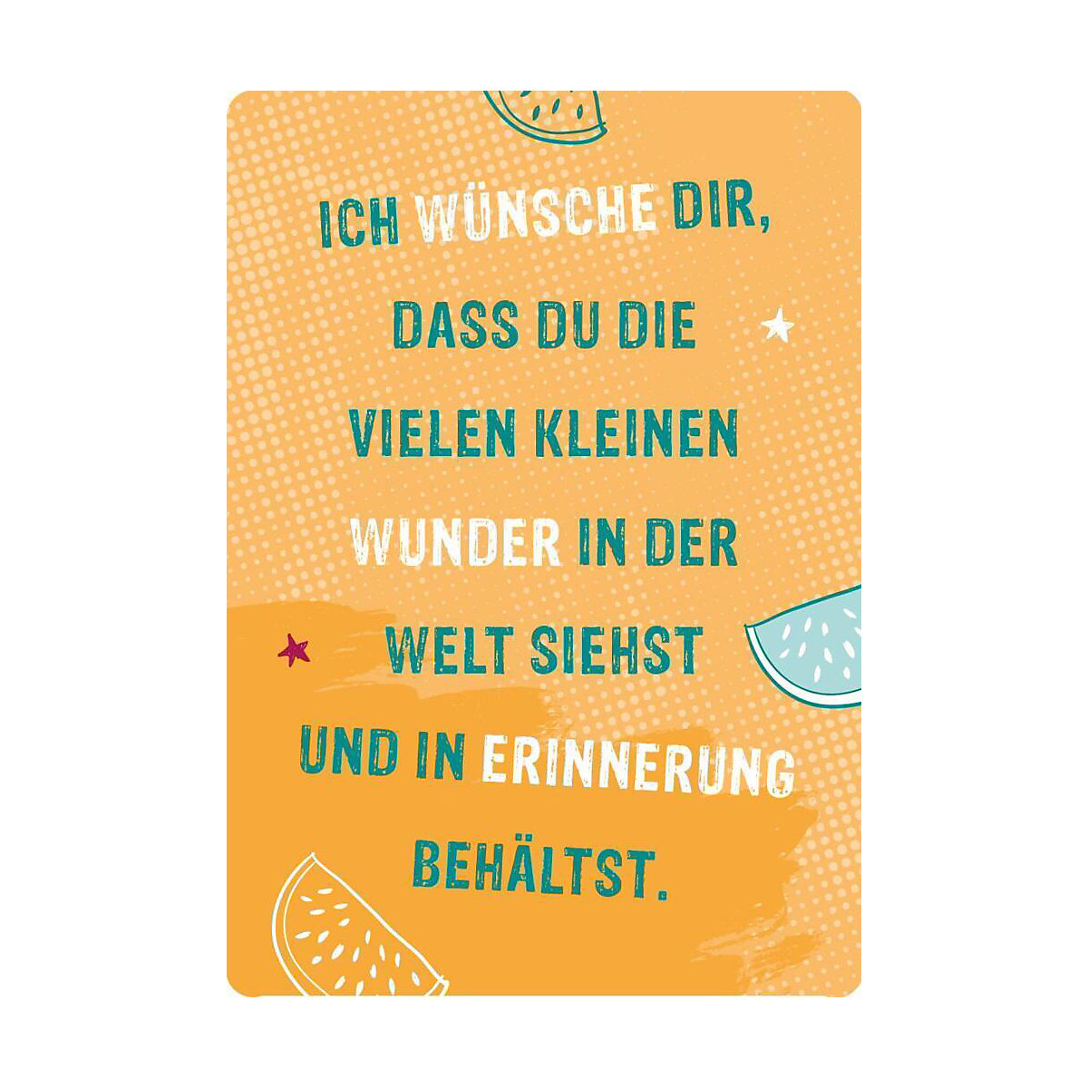 Glückskärtchen zur Jugendweihe