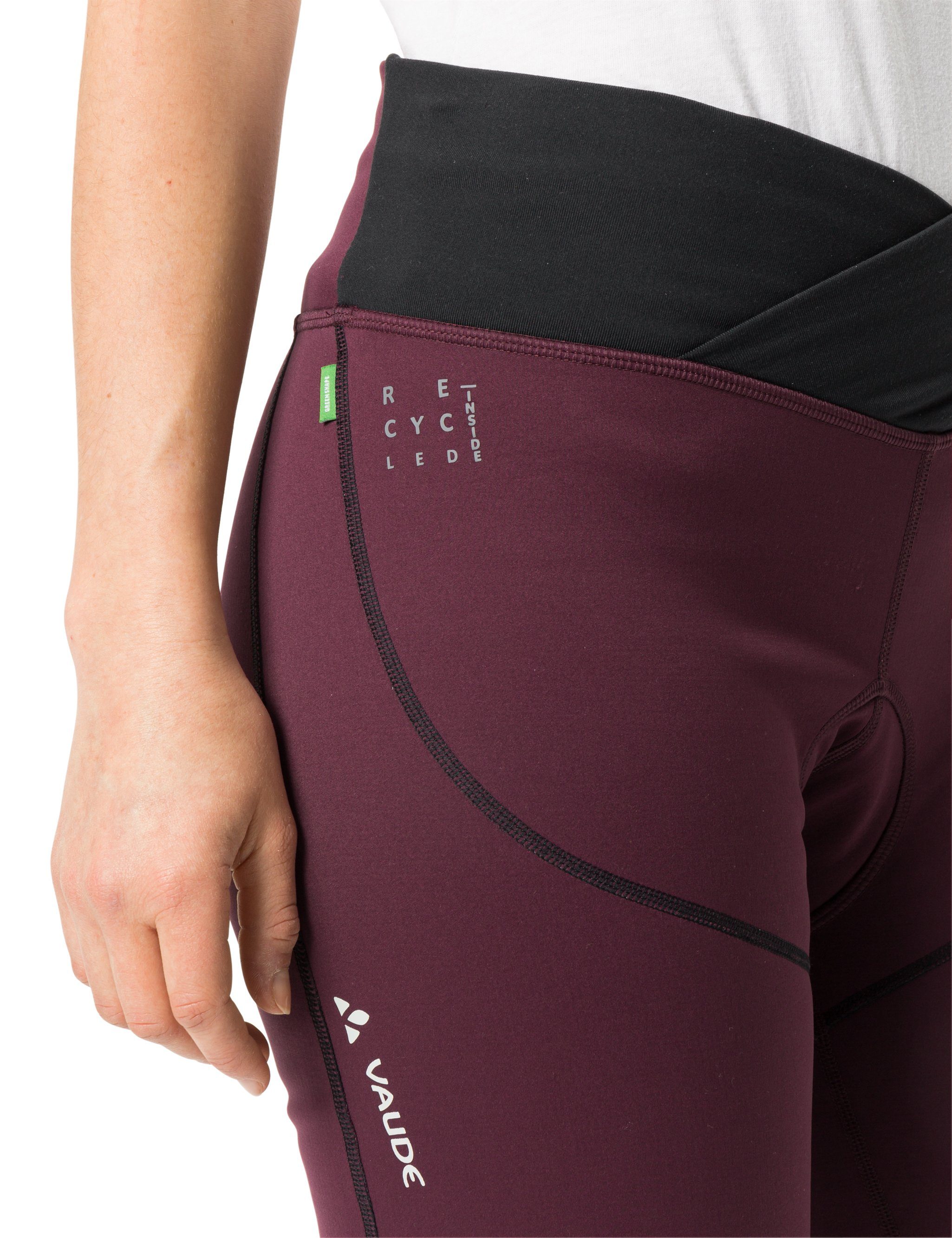 VAUDE Funktionshose Women's Posta Warm Tights (1-tlg) Grüner Knopf