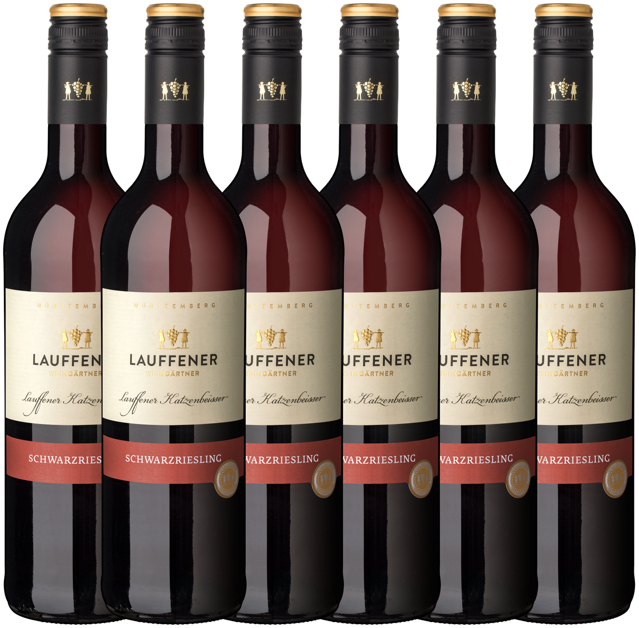 Lauffener Weingärtner eG Lauffener Katzenbeißer Schwarzriesling QbA halbtrocken 0,75l - 6er Karton