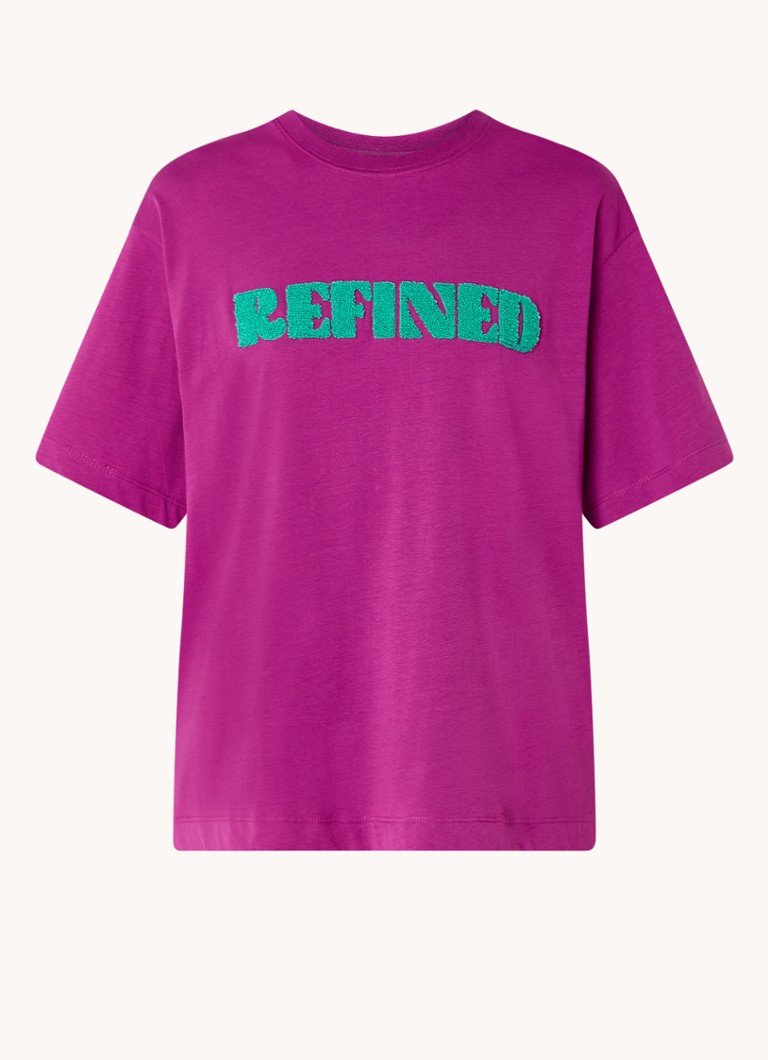 T-shirt Maggy del marchio Refined Department con stampa su entrambi i lati.