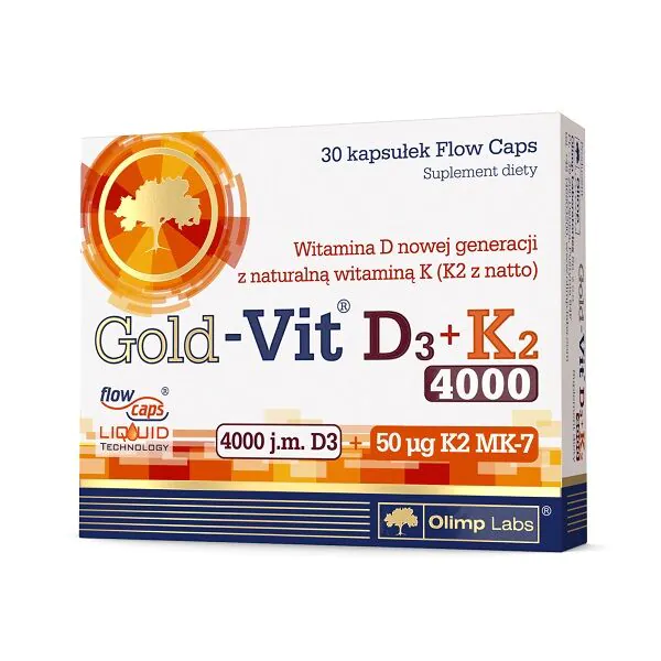 Olimp Gold-Vit D3 + K2 4000, Κάψουλες