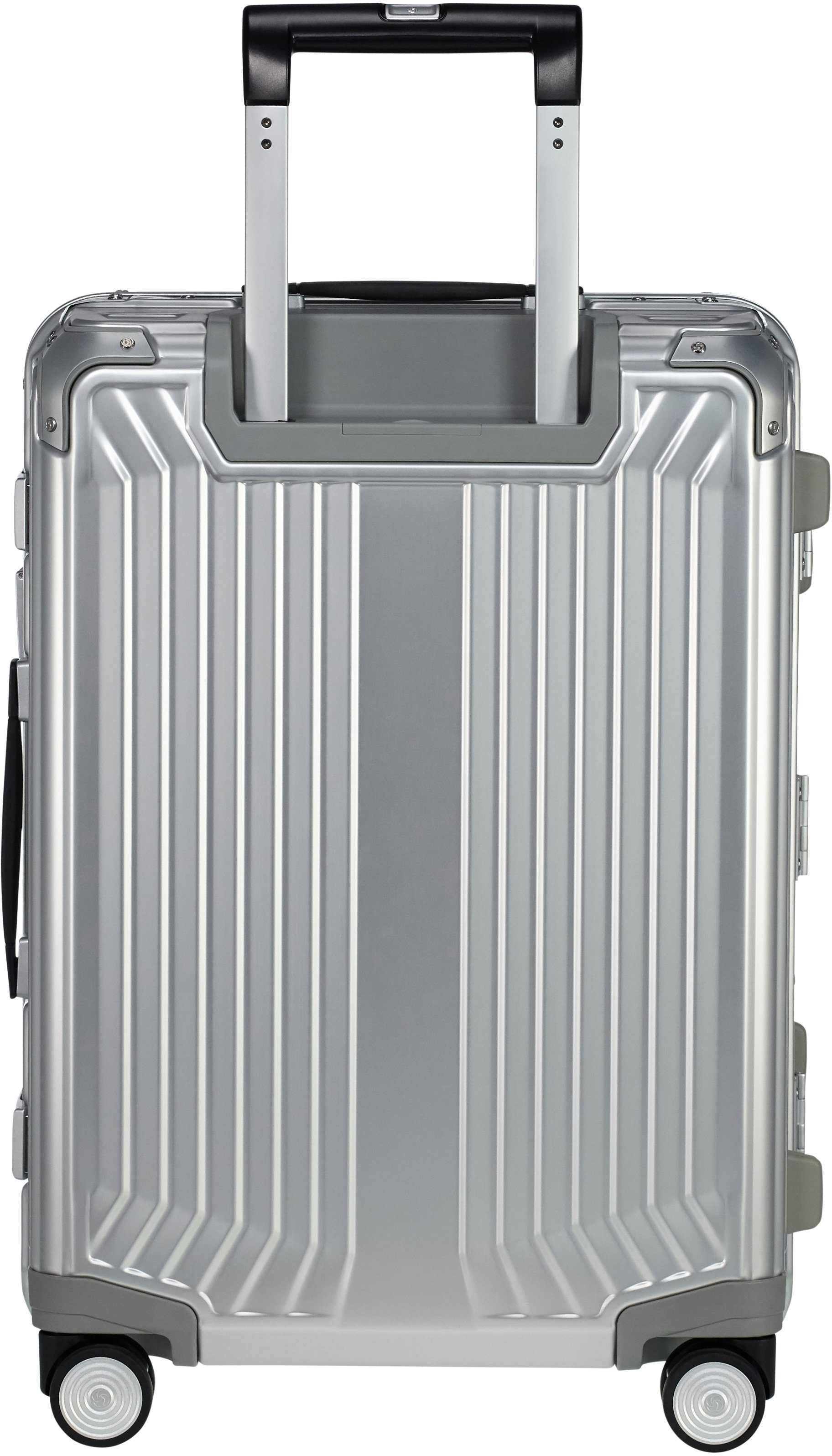Samsonite Hartschalen-Trolley Lite-Box Alu, 55 cm, 4 Rollen, hergestellt aus Premium-Aluminium