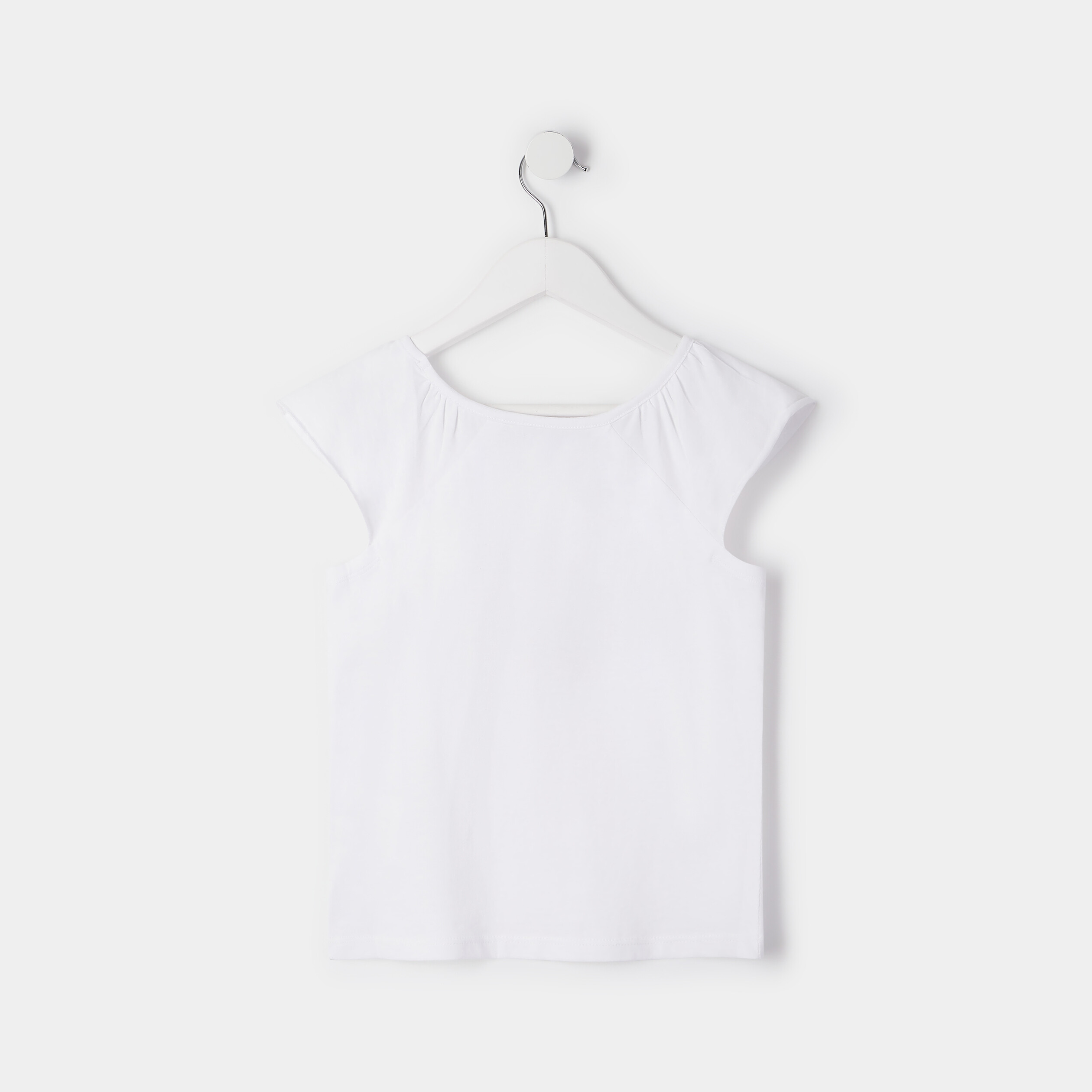Ensemble pyjama 2 pièces short imprimé blanc fille | La Halle